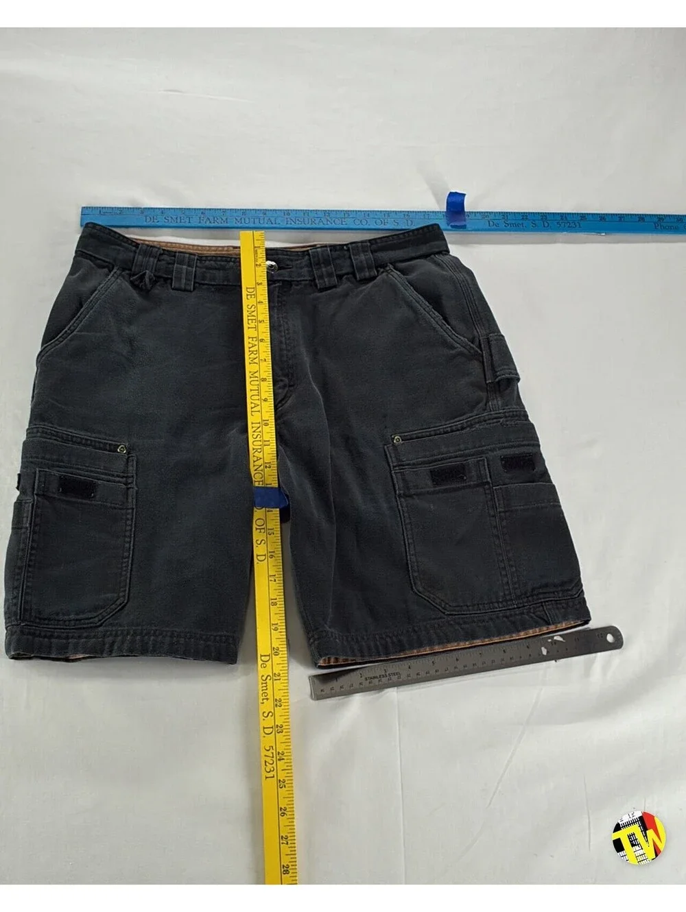 Duluth Trading Co Fire Hose Cargo Shorts Mens Work Utility
